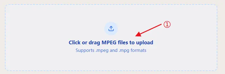 Select the MPEG or MPG files you want to convert to MP3.